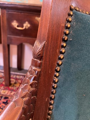 Lot 54 - An Empire-style mahogany settee