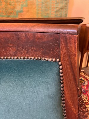 Lot 54 - An Empire-style mahogany settee