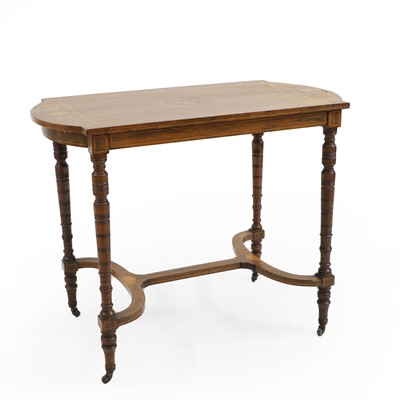 Lot 430A - An Edwardian rosewood side table