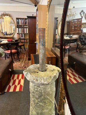 Lot 626 - A carved marble fountain pedestal