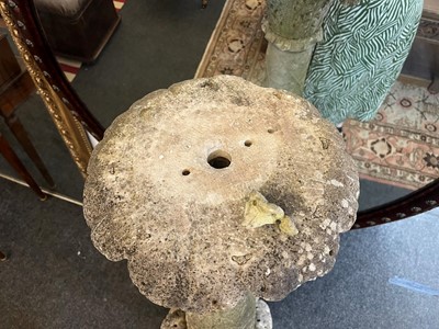 Lot 626 - A carved marble fountain pedestal
