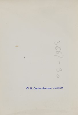 Lot 87 - Henri Cartier-Bresson (French, 1908-2004)