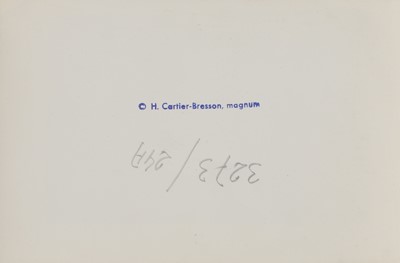 Lot 86 - Henri Cartier-Bresson (French, 1908-2004)