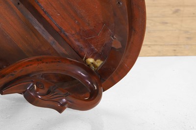 Lot 87 - A Regency-style mahogany occasional table