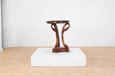 Lot 87 - A Regency-style mahogany occasional table