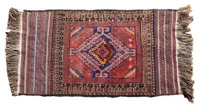 Lot 291 - An Afghan flatweave rug