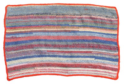 Lot 277 - A striped woolen blanket