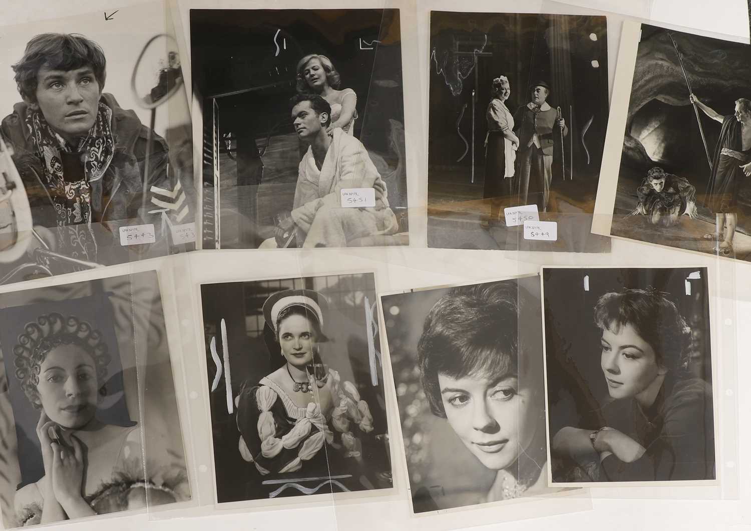 Lot 107 - A collection of theatre press photographs