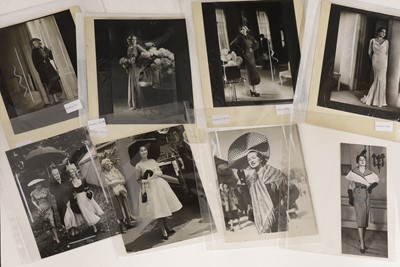 Lot 116 - A collection of fashion press photographs
