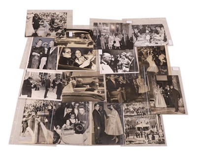Lot 117 - A collection of press photographs of Grace Kelly