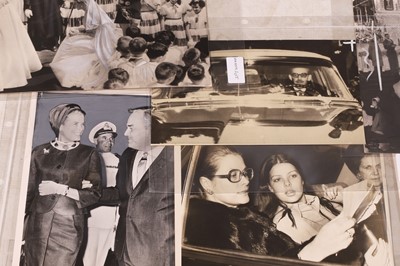 Lot 117 - A collection of press photographs of Grace Kelly