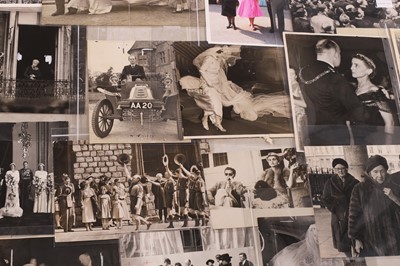 Lot 126 - A collection of press photographs of mixed royalty and aristocrats