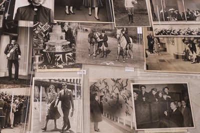 Lot 126 - A collection of press photographs of mixed royalty and aristocrats