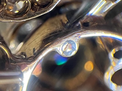 Lot 55 - A set of two old cut diamond brooches