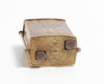 Lot 190 - A rare French brass-mounted lodestone