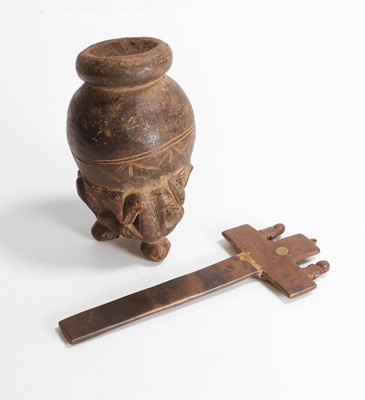 Lot 273 - Two African tribal objects