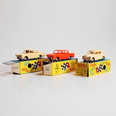 Lot 262 - A collection of Norev toy cars
