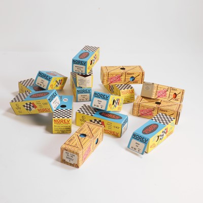 Lot 262 - A collection of Norev toy cars