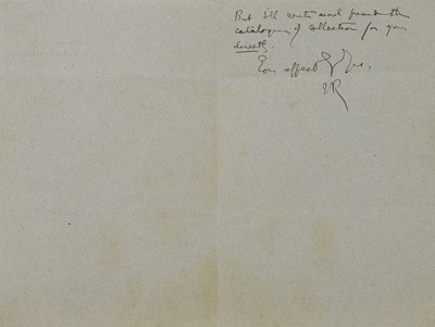 Lot 256 - John Ruskin (1819-1900)