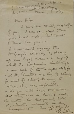 Lot 256 - John Ruskin (1819-1900)