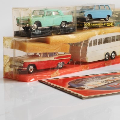 Lot 264 - A collection of Norev model cars and trucks