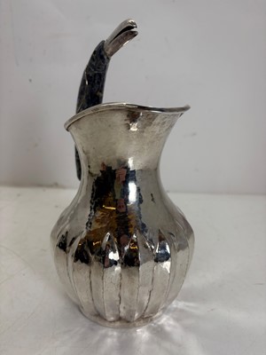 Lot 46 - A Mexican silver-plated 'Toucan' water jug