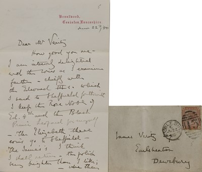Lot 254 - John Ruskin (1819-1900)