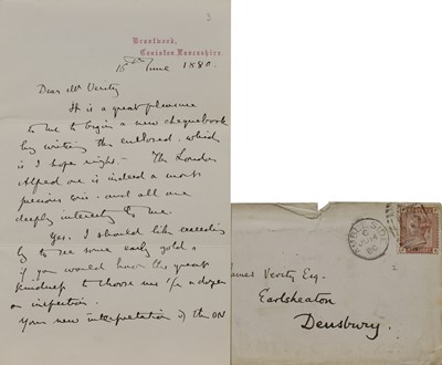Lot 254 - John Ruskin (1819-1900)