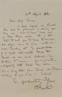 Lot 234 - John Ruskin (1819-1900)
