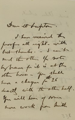 Lot 234 - John Ruskin (1819-1900)