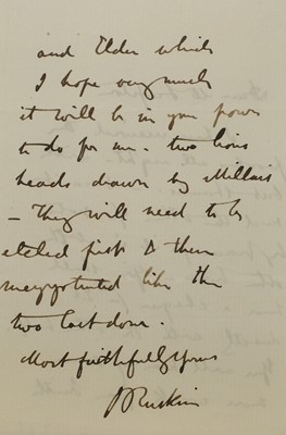 Lot 234 - John Ruskin (1819-1900)