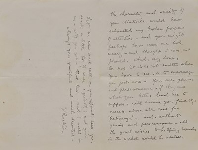 Lot 235 - John Ruskin (1819-1900)