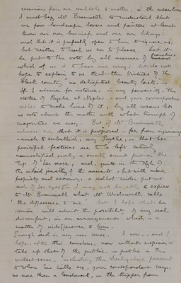 Lot 235 - John Ruskin (1819-1900)