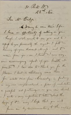 Lot 253 - John Ruskin (1819-1900)