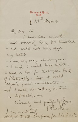 Lot 220 - John Ruskin (1819-1900)