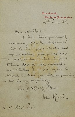 Lot 220 - John Ruskin (1819-1900)