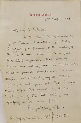 Lot 220 - John Ruskin (1819-1900)