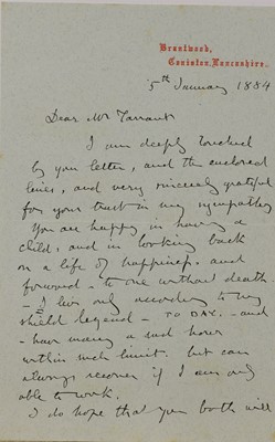 Lot 219 - John Ruskin (1819-1900)