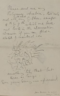 Lot 219 - John Ruskin (1819-1900)