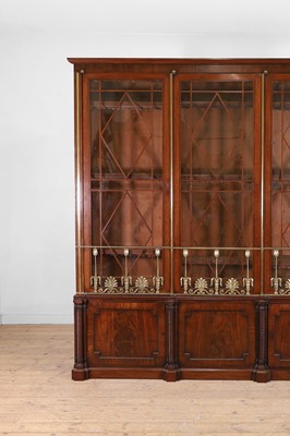 Lot 348 - A Regency mahogany bookcase in the manner of William Trotter