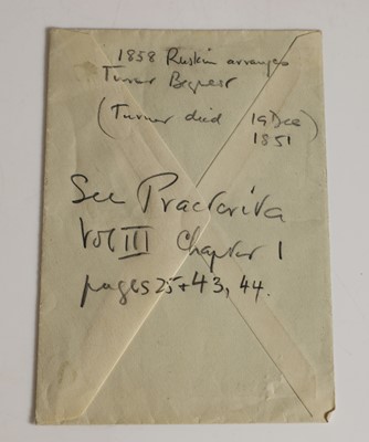 Lot 259 - John Ruskin (1819-1900)