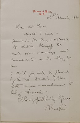 Lot 233 - John Ruskin (1819-1900)