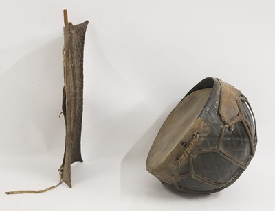 Lot 275 - A Mahdist bronze drum