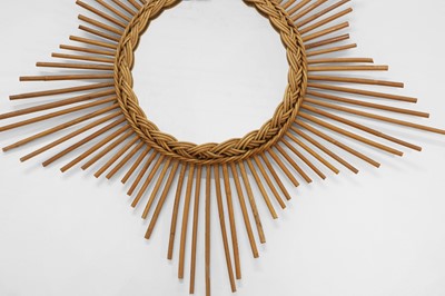 Lot 45 - A group of vintage bamboo mirrors