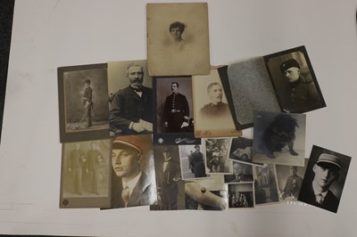 Lot 42 - A large collection of glass plate negatives and photographs