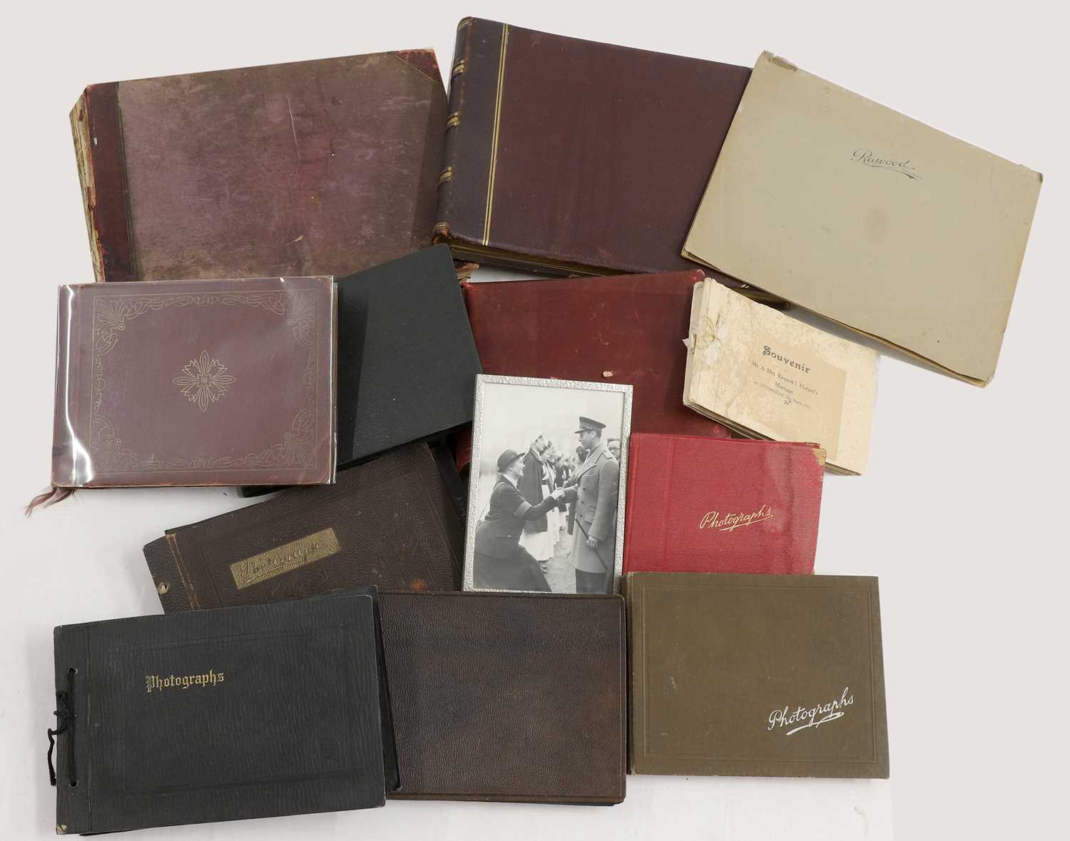Lot 47 - A large collection of British family albums