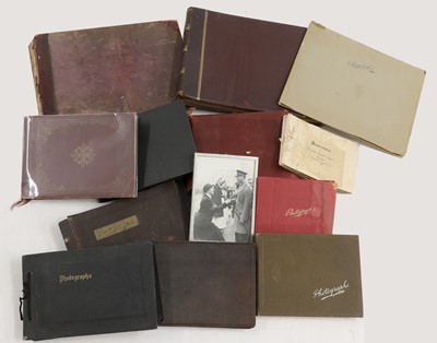 Lot 47 - A large collection of British family albums