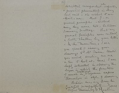 Lot 248 - John Ruskin (1819-1900)