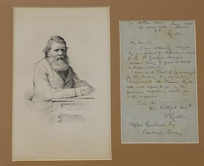 Lot 248 - John Ruskin (1819-1900)