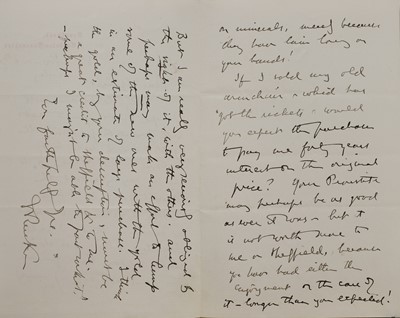 Lot 252 - John Ruskin (1819-1900)